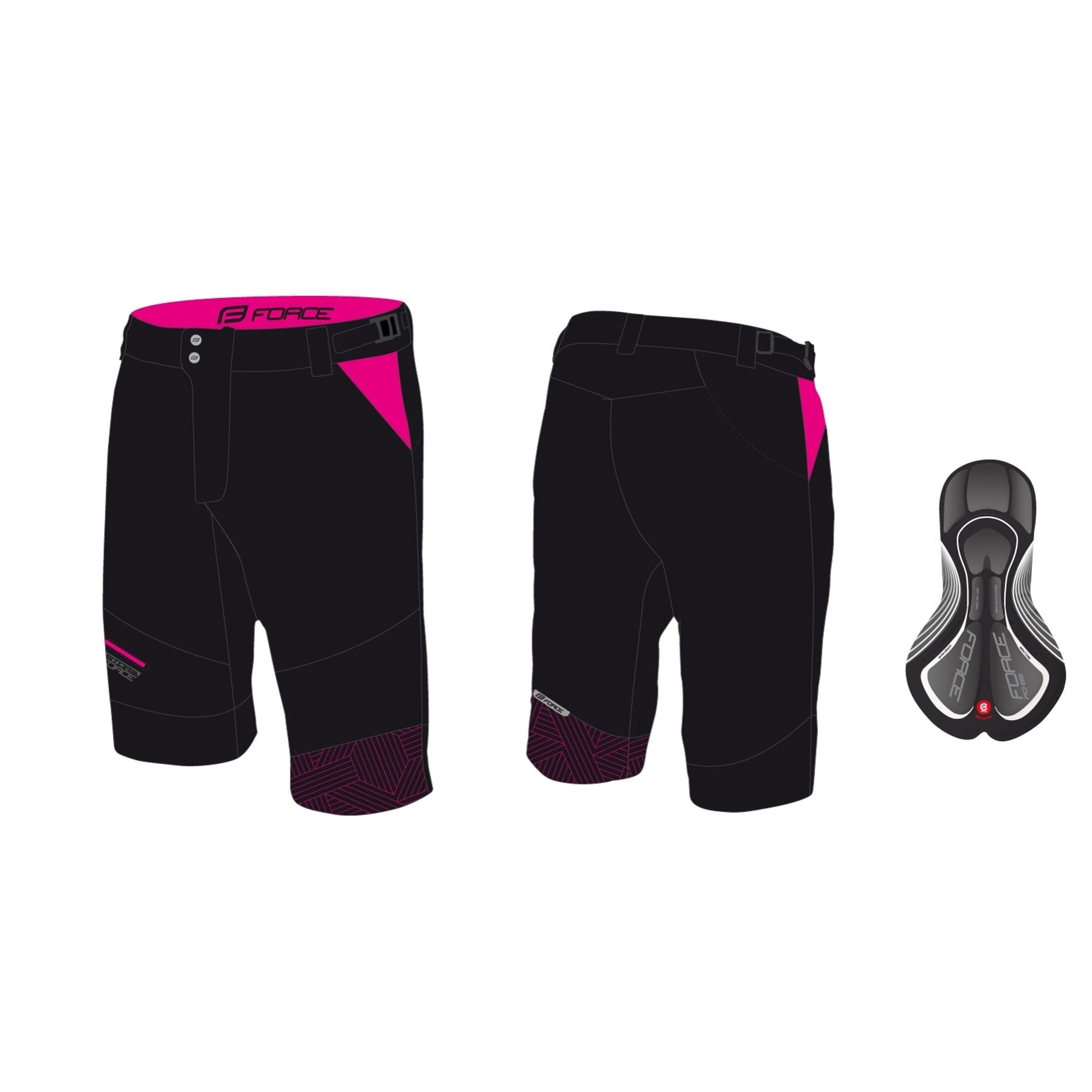 STORM with removable insert, black and pink