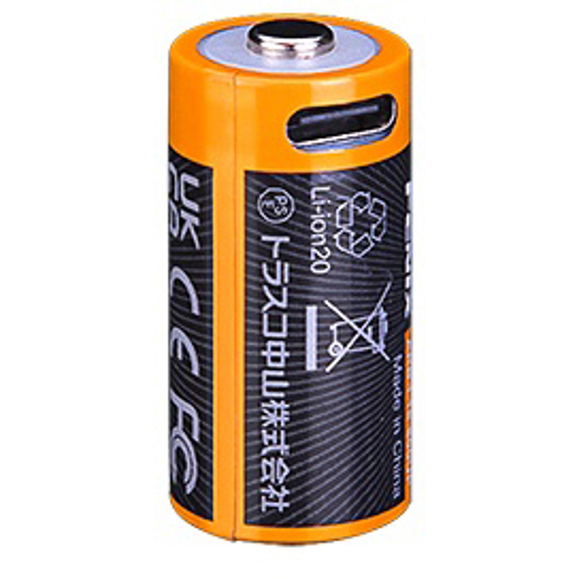 RCR123A 800 mAh USB-C Li-ion