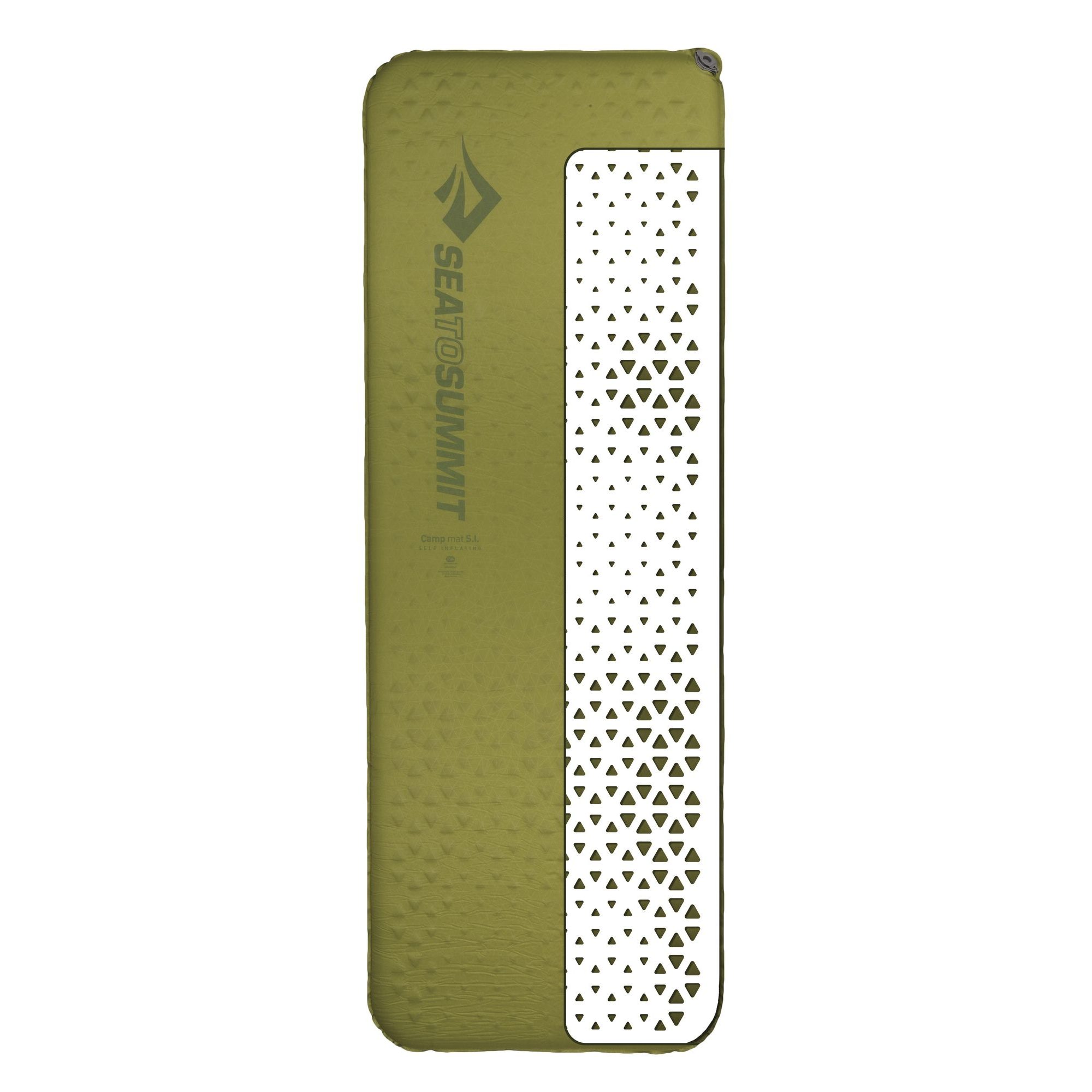 Camp Mat Self Inflating Mat Rectangular Large Olive