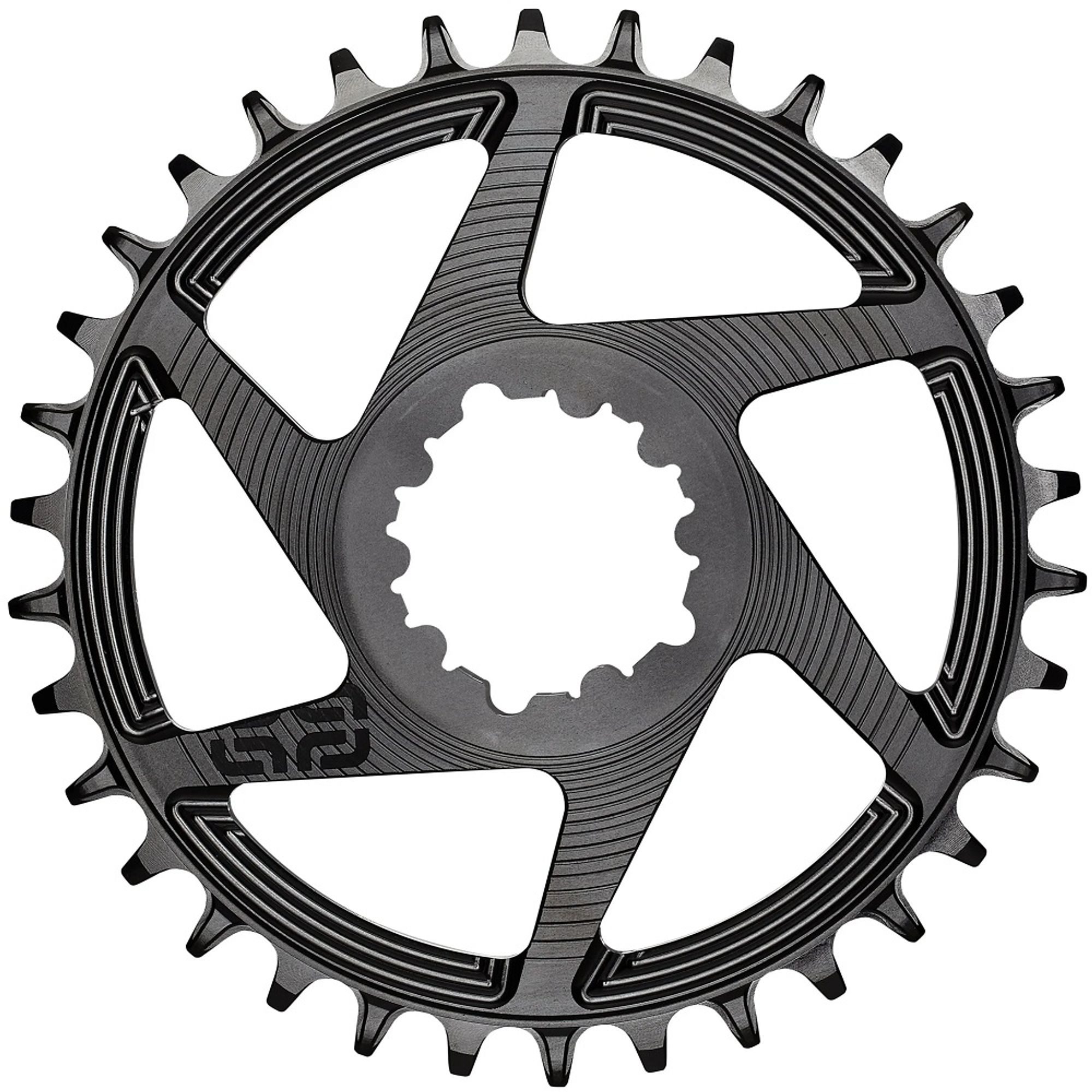 Helix R Guidering | SRAM™ DM | 34T | 3mm Offset | Black
