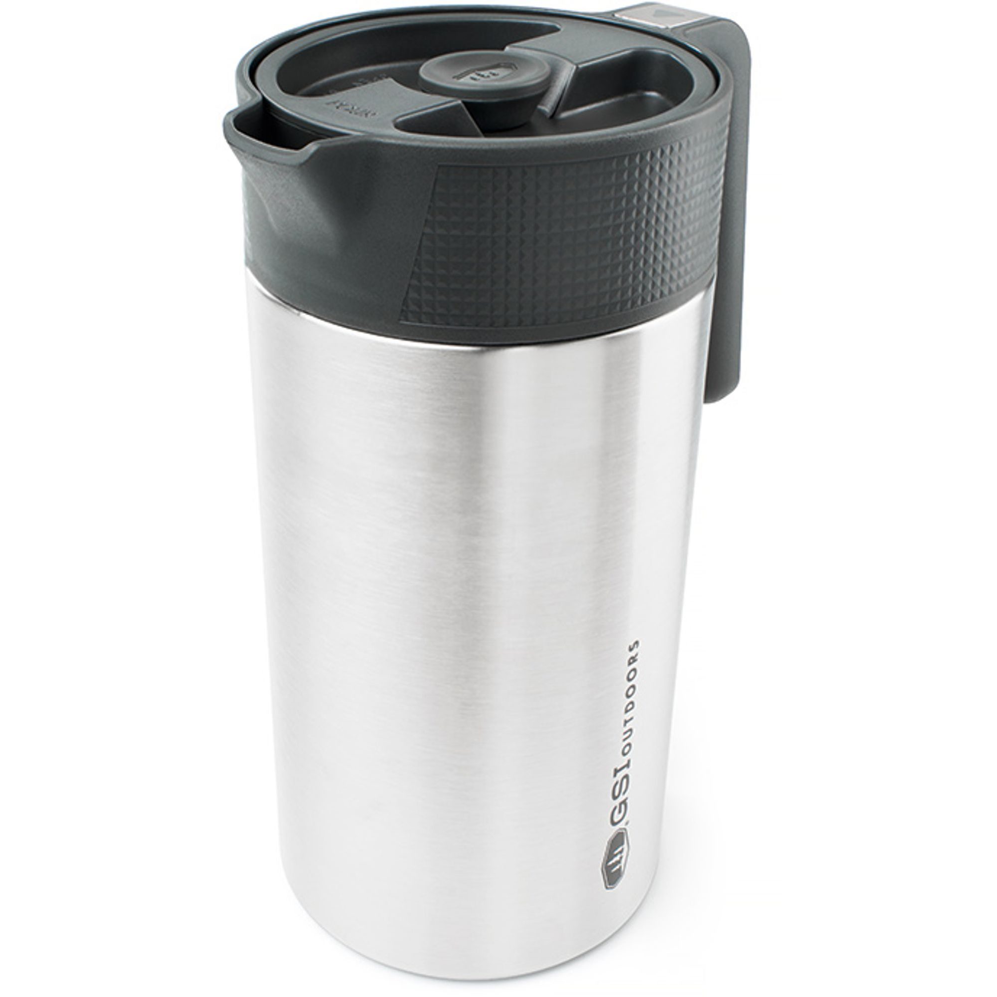 Glacier Stainless Java Press, 976ml brushed