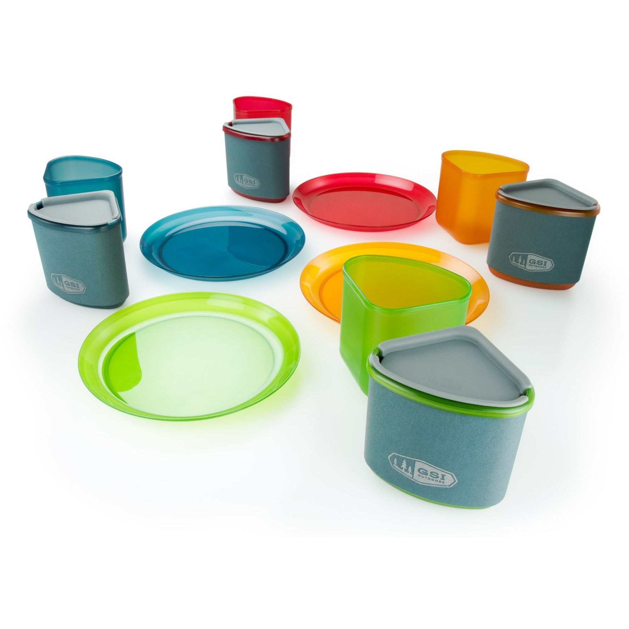 Infinity 4 Person Compact Tableset, Multicolor