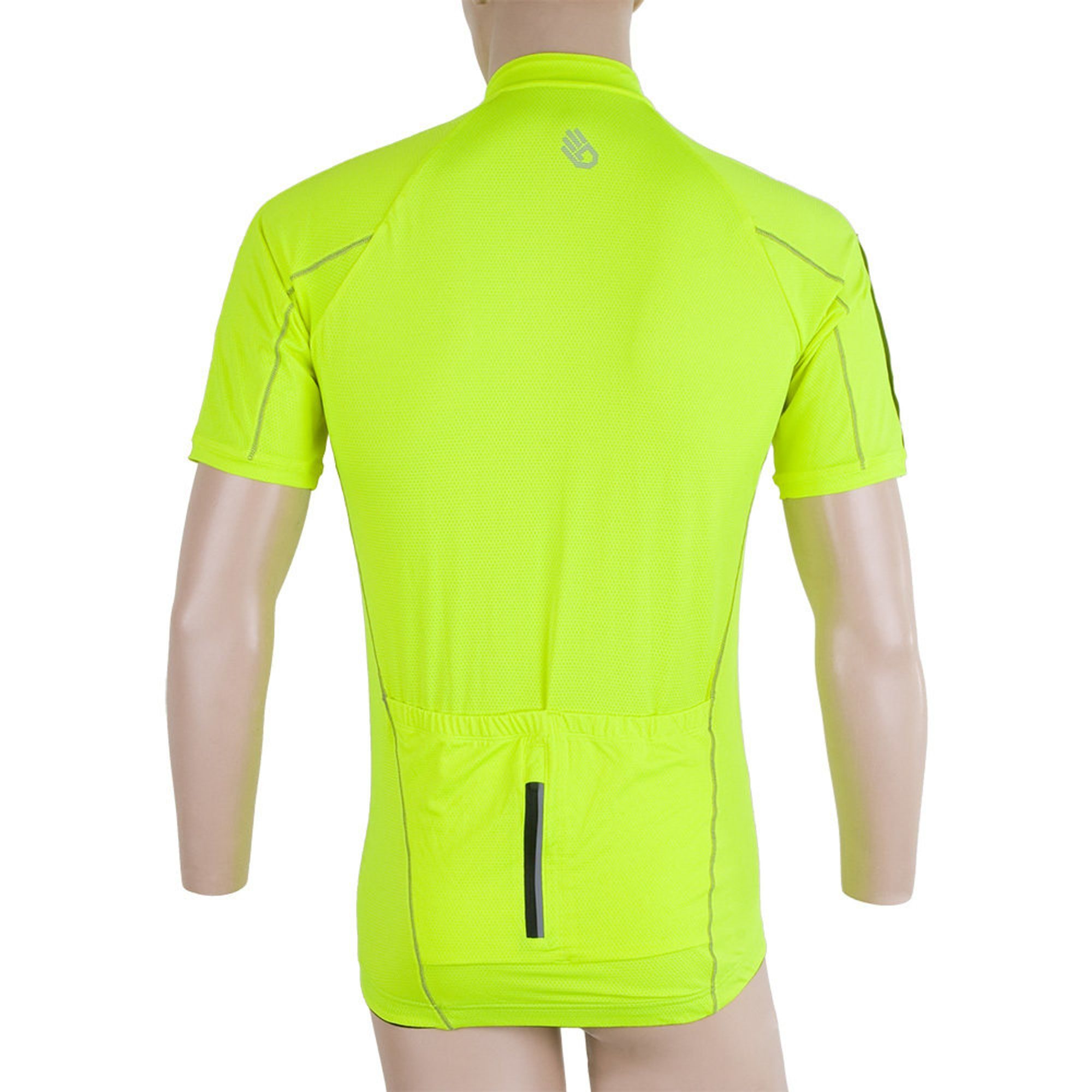 CYKLO ENTRY pánský dres kr.ruk., žlutá reflex