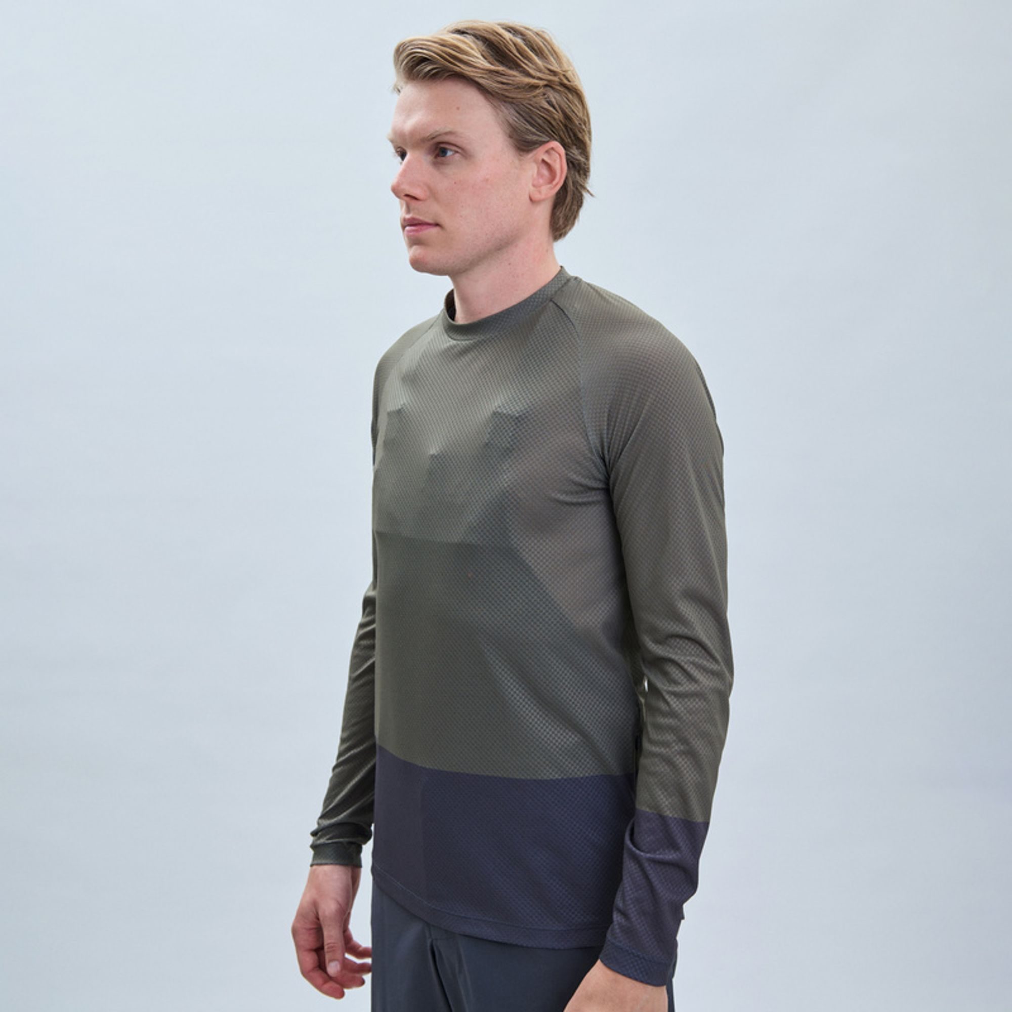 MTB Pure LS Jersey, Epidote Green/Sylvanite Grey