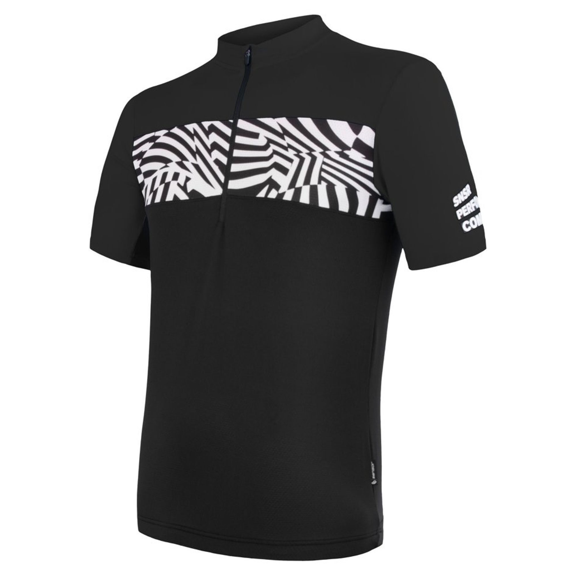 CYKLO MILES pánský dres kr.rukáv, černá