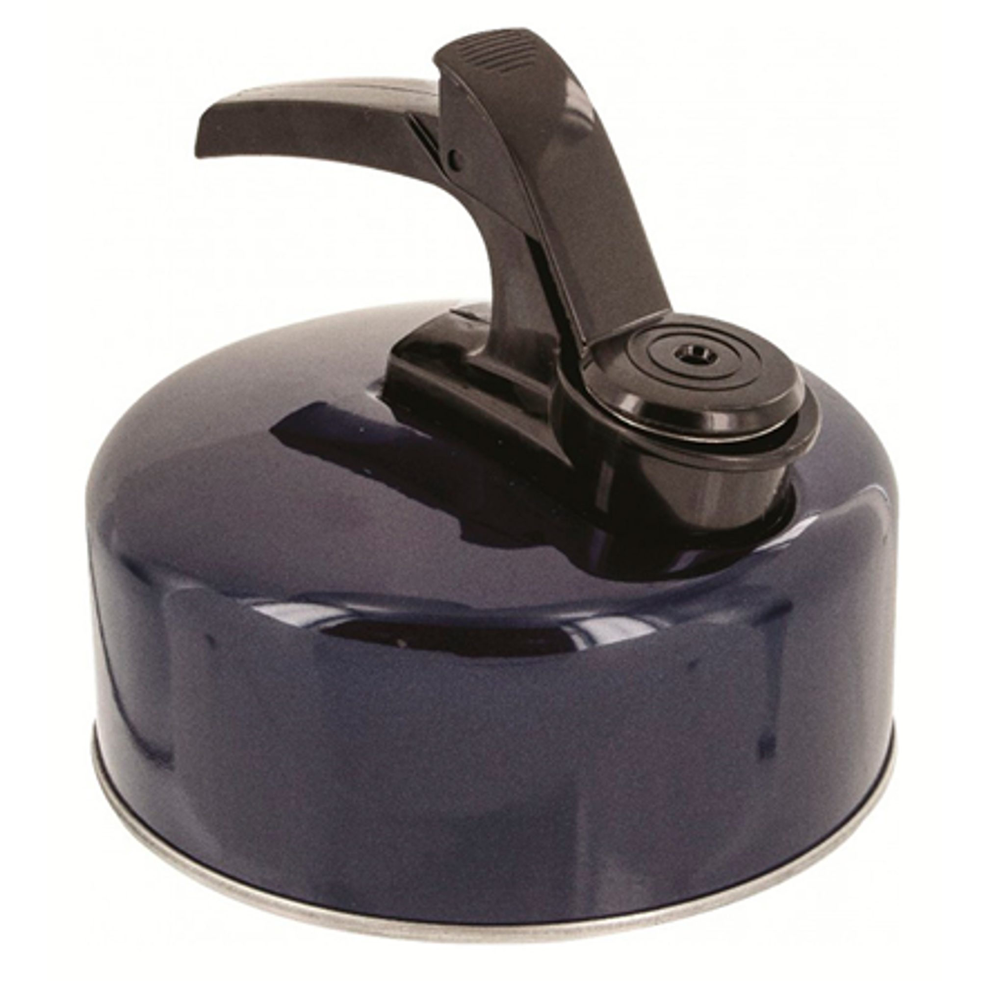 Aluminum teapot 1 l, dark blue