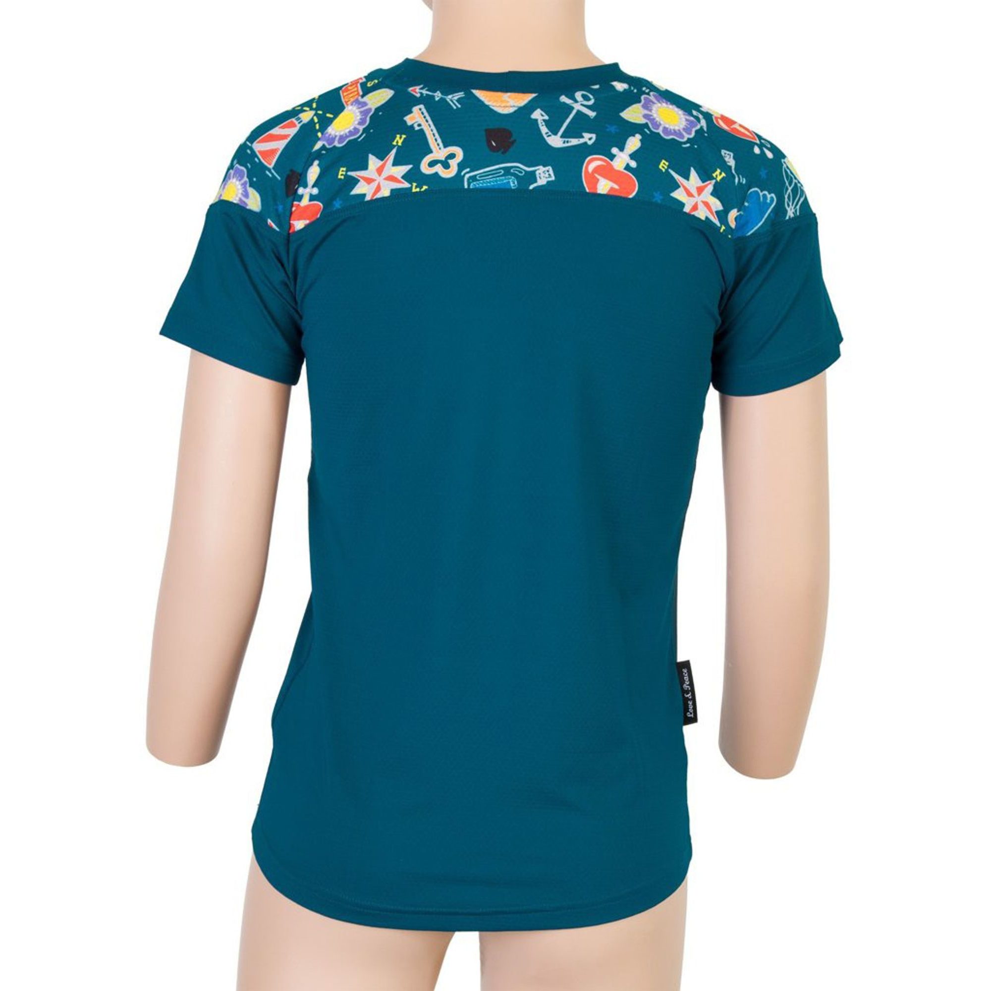 COOLMAX IMPRESS dětské triko kr.rukáv safír/boys tattoo