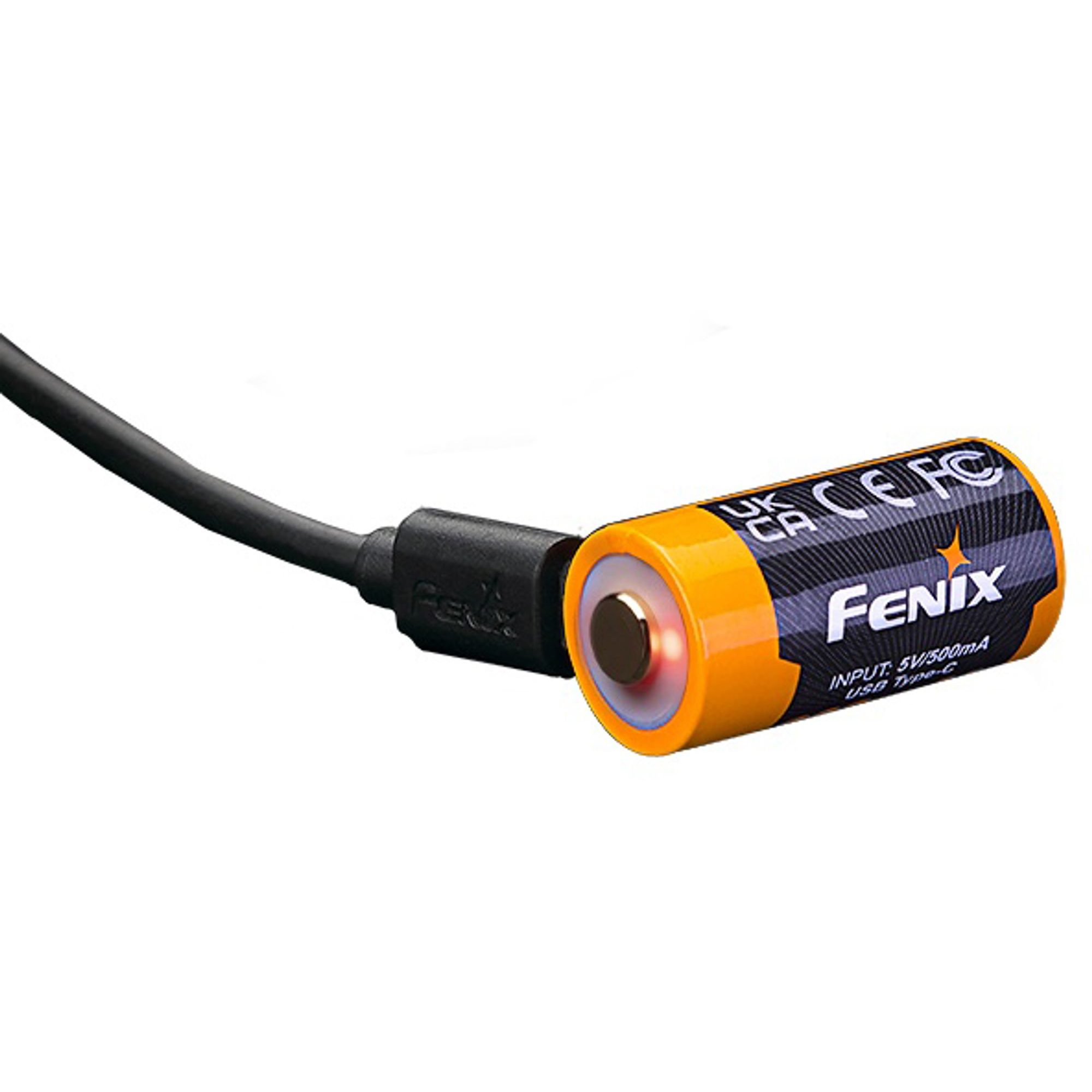 RCR123A 800 mAh USB-C Li-ion