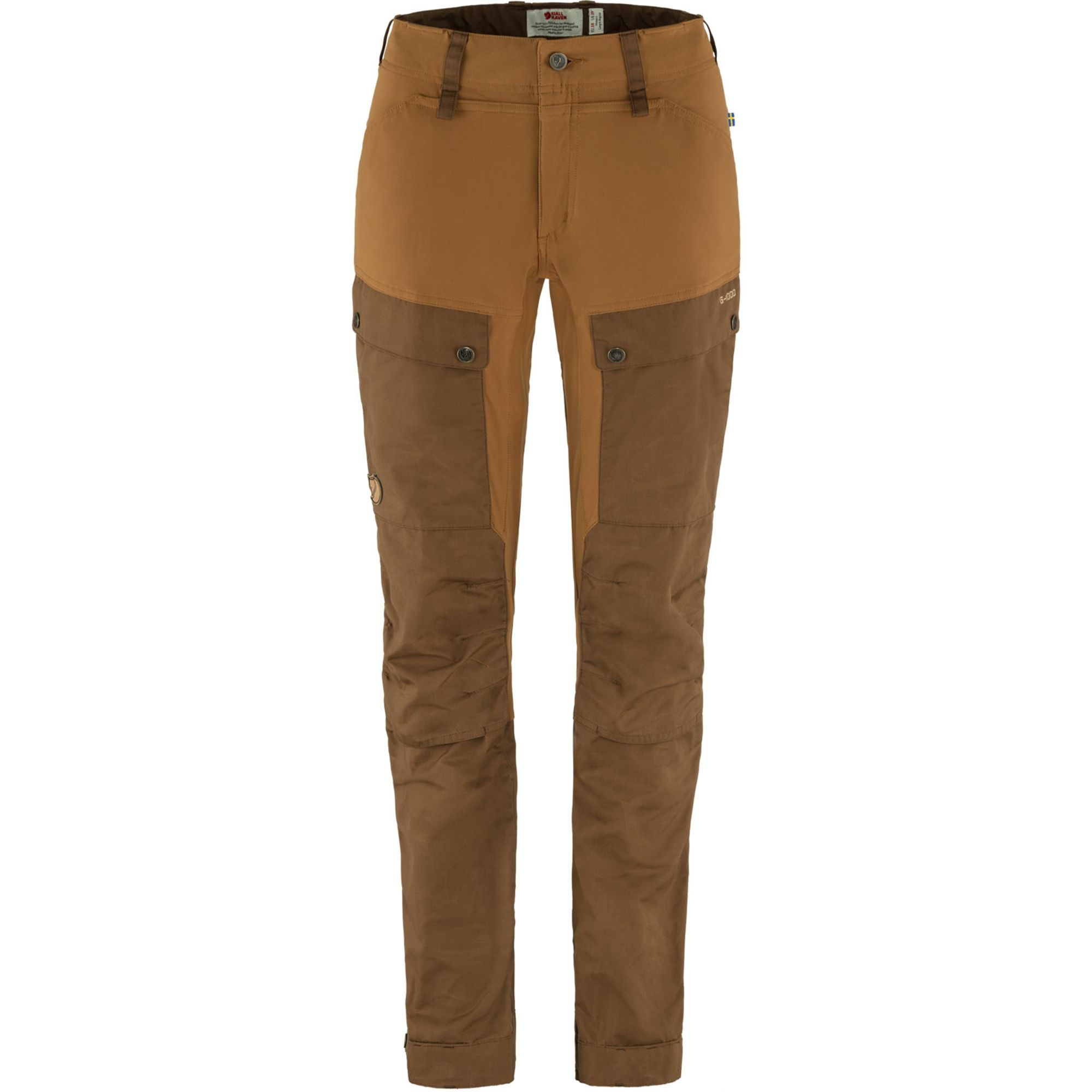 Keb Trousers Curved W Reg, Timber Brown-Chestnut