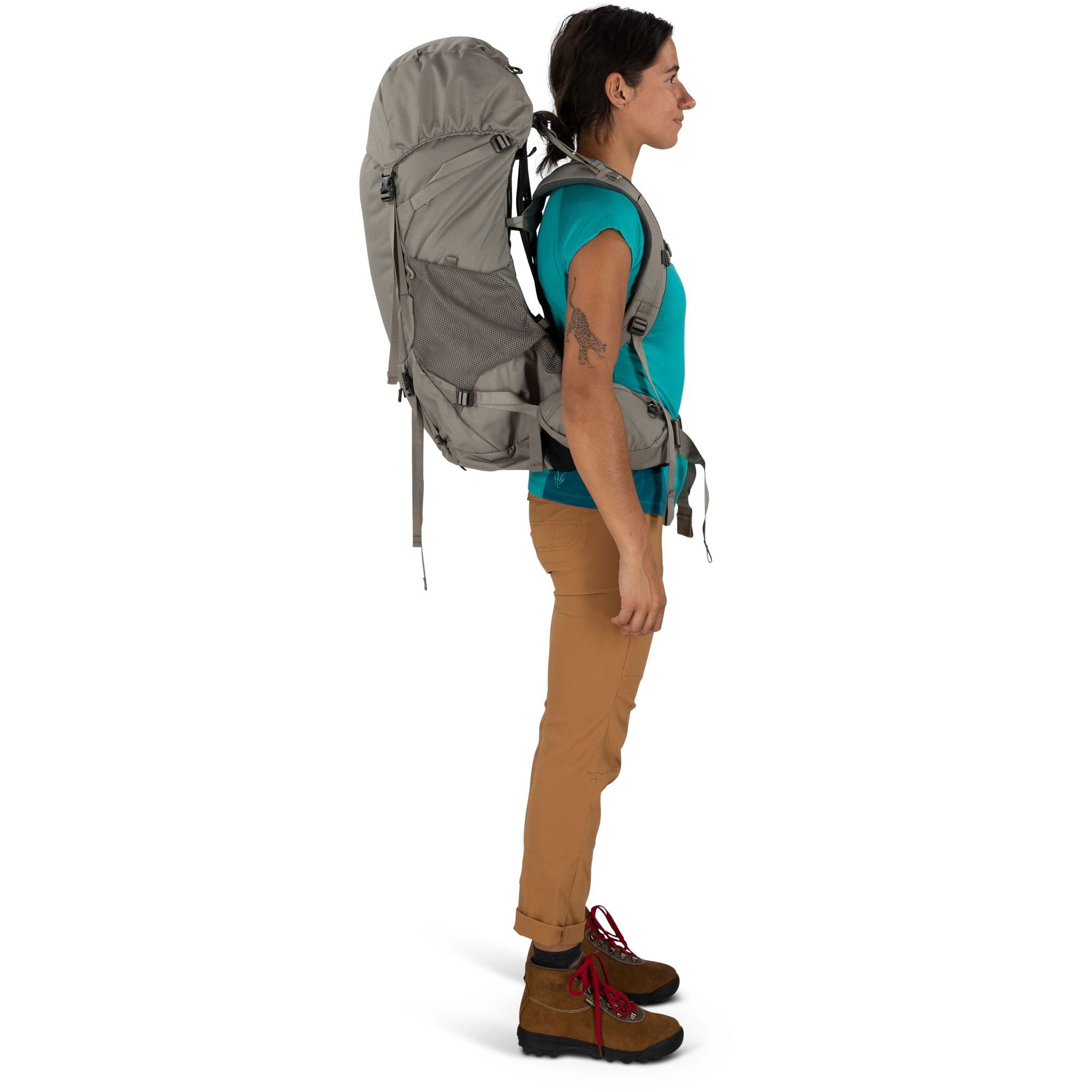 RENN 50, pediment grey/linen tan