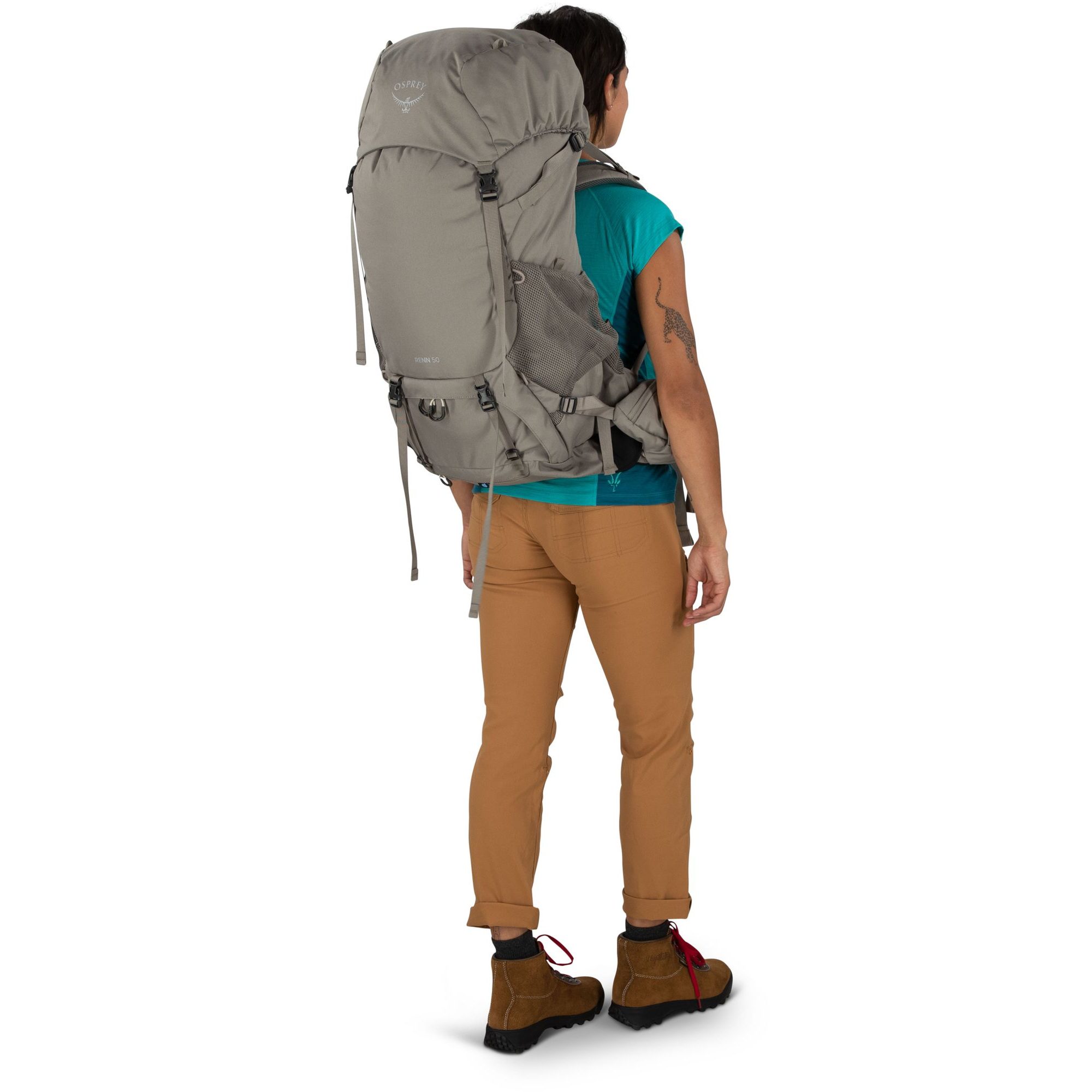 RENN 50, pediment grey/linen tan