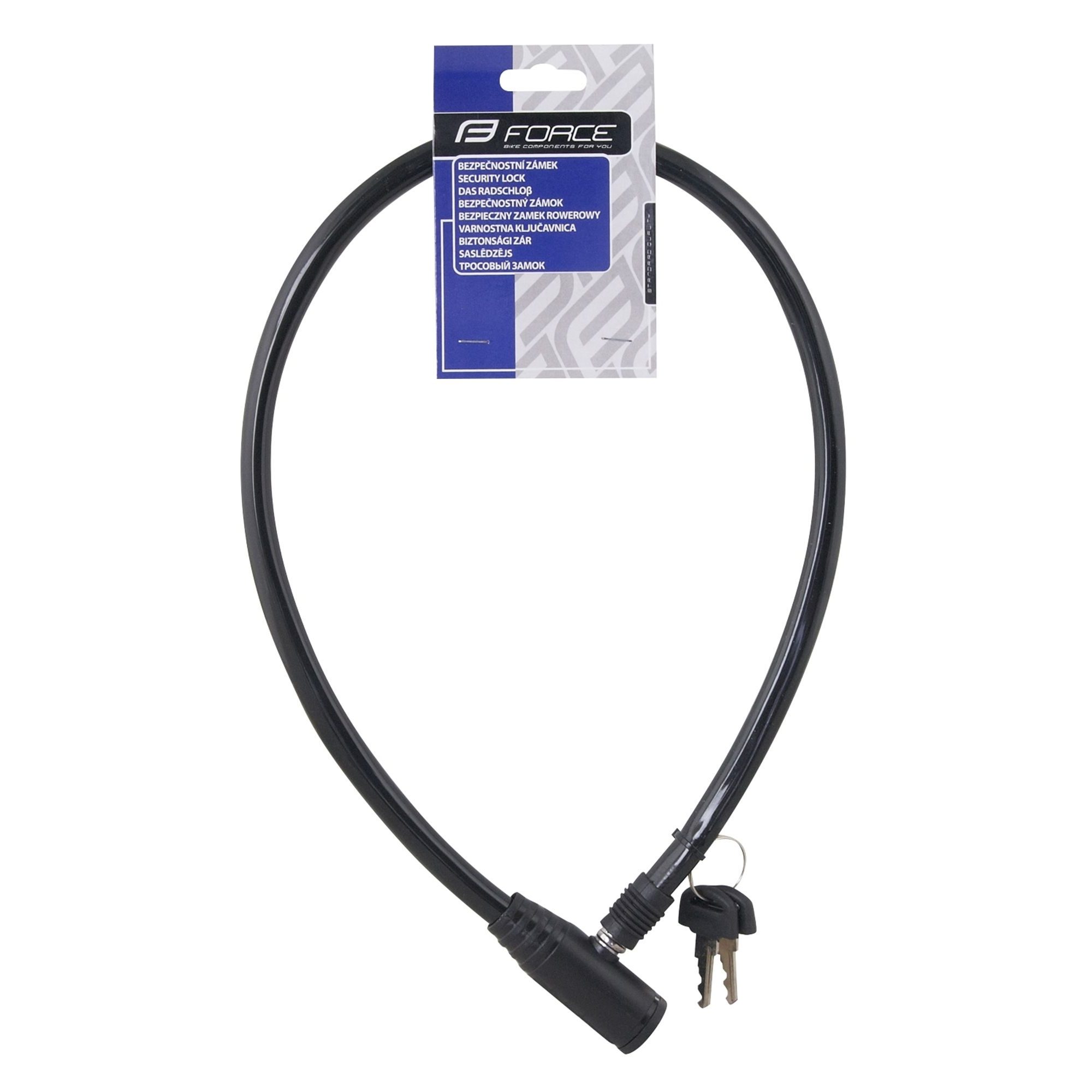 ECO key without holder 70cm/8mm, black