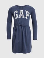 GAP 428850-01 Dětské šaty s logem GAP Tmavě modrá