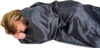 LIFEVENTURE Silk Sleeping Bag Liner grey mummy