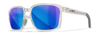 WILEY X ALFA Captivate Polarized - Blue Mirror - Smoke Grey/Gloss Clear Crystal