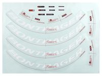 BONTRAGER Decal Aeolus XXX 4 White/Red