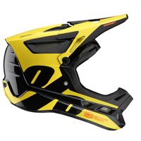 100% AIRCRAFT COMPOSITE Helmet LTD Neon Yellow