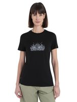 ICEBREAKER W Mer 150 Tech Lite III SS Tee Grown Nat BLACK