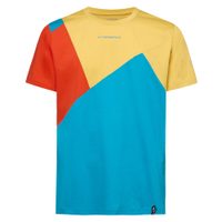 LA SPORTIVA Dude T-Shirt M, Tropic Blue/Bamboo