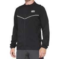 100% CORRIDOR Stretch Windbreaker, Black