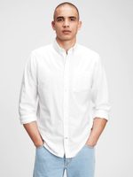 GAP 619568-02 Košile oxford standard fit Bílá