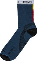 LEKI Trail Running Socks, true navy blue-white, 36-39