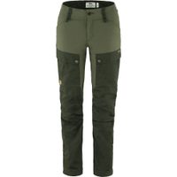 FJÄLLRÄVEN Keb Trousers W Short, Deep Forest-Laurel Green