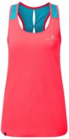 RONHILL W TECH REVIVE RACER VEST, pink/azu