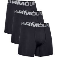 UNDER ARMOUR UA Charged Cotton 6in 3 Pack, Black