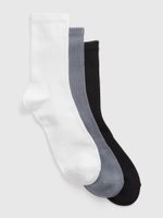 GAP 544362-00 Vysoké ponožky GapFit, 3 páry Barevná