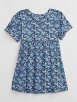 GAP 551996-02 Dětské vzorované šaty Modrá