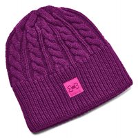 UNDER ARMOUR Halftime Cable Knit Beanie, Purple
