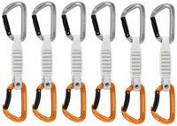 MAMMUT Sender Keylock 12 cm 6-Pack Quickdraws, Light Grey-Gold