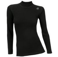 ACLIMA WarmWool Crew Neck shirt, Jet Black Woman