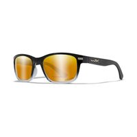 WILEY X HELIX Captivate Polarized - Bronze Mirror - Copper/Gloss Black Fade To Clear Crystal