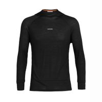 ICEBREAKER M Mer 125 Cool-Lite Sphere LS Hoodie BLACK