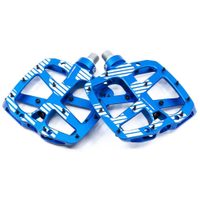 E*THIRTEEN Plus Flat Pedal | Aluminum Body | 22 Pins | Blue