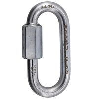 CAMP Oval Quick Link; 10mm; zinc plated steel