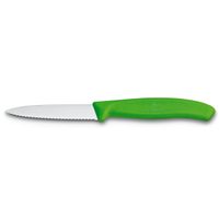VICTORINOX 6.7636.L114 Nůž kuchyňský zelený 8cm vlnka