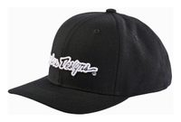 TROY LEE DESIGNS CURVED SNAPBACK SIGNATURE BLACK / WHITE