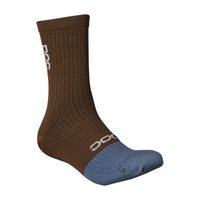 POC Flair Sock Mid Jasper Brown/Calcite Blue