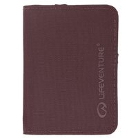 LIFEVENTURE RFiD Card Wallet, plum