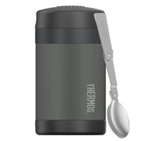 THERMOS Dětská termoska na jídlo s lžící 470 ml černá