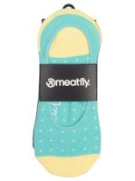 MEATFLY Meatfly Low Socks Triple Pack, Yellow Dots