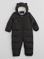 GAP 724059-01 Baby kombinéza max snowsuit Černá