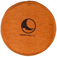 TICKET TO THE MOON Pocket Frisbee Terracotta Orange