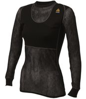 ACLIMA WoolNet Crew Neck shirt, Jet Black Woman