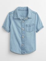 GAP 622476-00 Dětská džínová košile Modrá