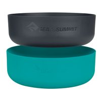SEA TO SUMMIT DeltaLight Bowl Set 900ml & 1000ml Pacific Blue & Charcoal, Pacific