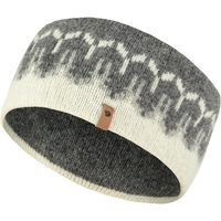 FJÄLLRÄVEN Övik Path Knit Headband, Chalk White-Grey